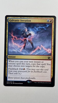 MTG Innistrad Midnight Galvanic Iteration 224/277 Magic the