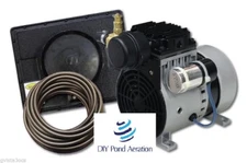 Easy Pro PA34 Pond Aerator Kit-1/4HP rocking piston compressor, tubing, diffuser