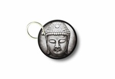 Buddha Buddhist Keychain Key Patch Embroidered
