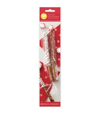 Holiday Wilton Christmas Pretzel Party Bag Favors Treats 20 Ct