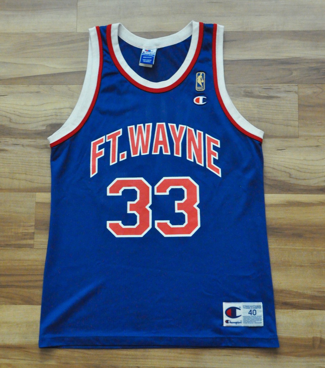 Grant Hill Detroit Pistons Ft Wayne Champion Jersey NBA 50th Gold