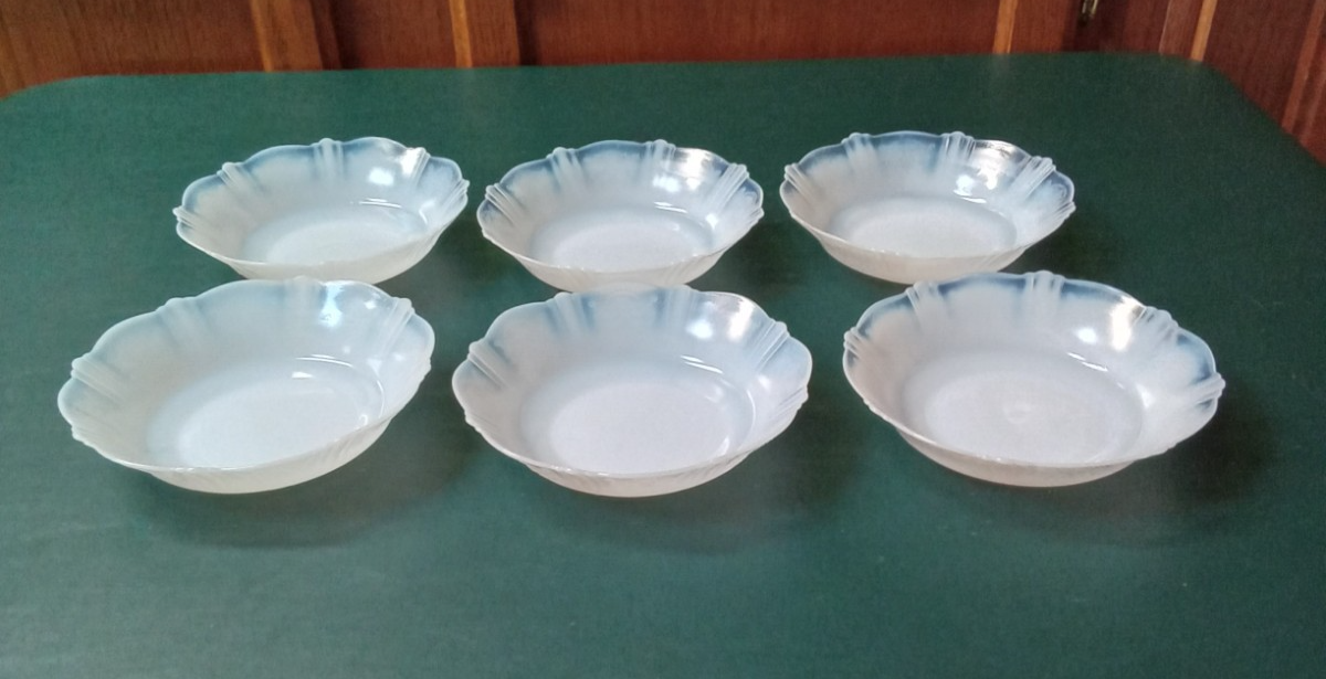 Vintage MacBeth Evans Sweetheart Monax White 6