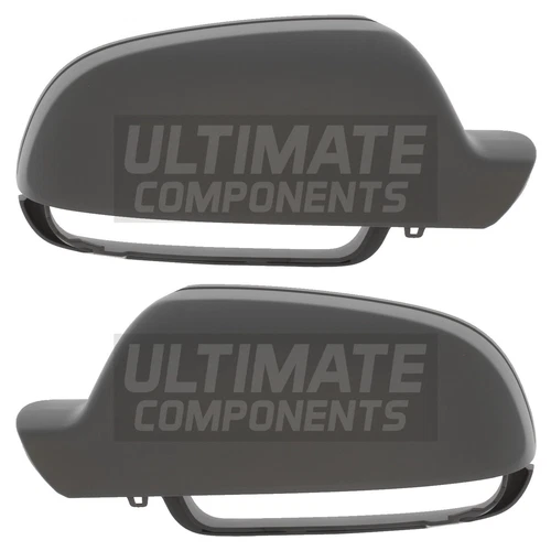 Audi A3 8P Hatchback 2010-2012 Wing Mirror Covers Caps Casings Primed 1 Pair