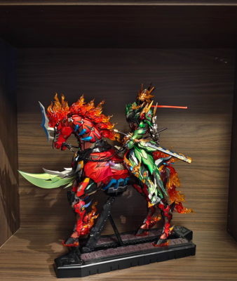MOTOR NUCLEAR assembly Guan Yu Red Hare Action Figure Model In