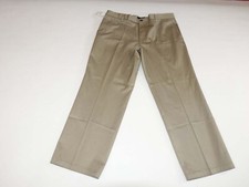 Dockers Men's Signature Khaki Pants 38 x 29 NWT Beige Flat Front Wrinkle Free