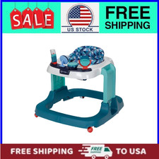 Safety 1st Ready Set Walk DX Baby Walker with Wheels, Kinsale Blue