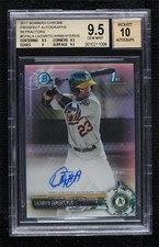 2017 Bowman Chrome Prospect Refractor /499 Lazaro Armenteros BGS 9.5 Auto 0mr3