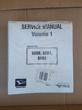 Daihatsu Charade G200 G201 G203 Factory Repair Workshop Manual OE
