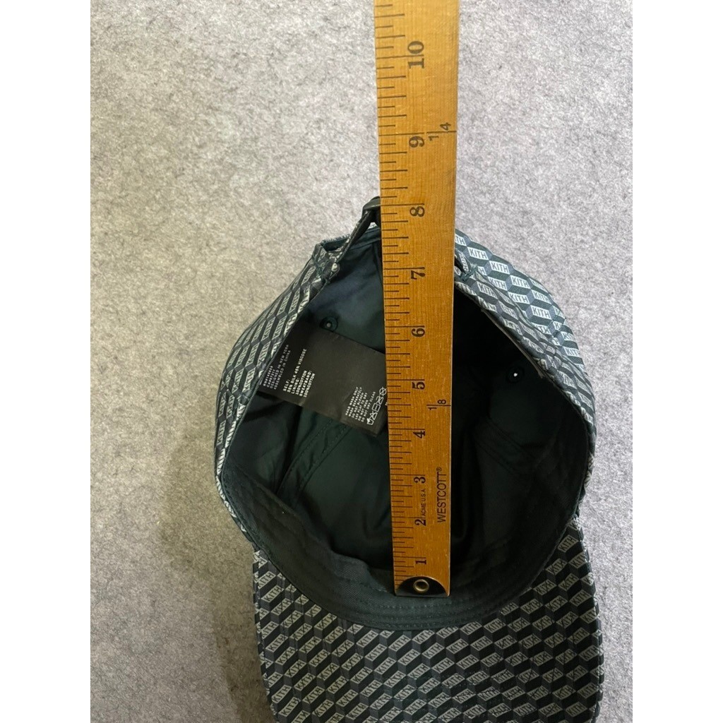 Kith Monogram Silk Blend Baseball Cap Forest Gree… - image 7