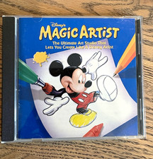 Disney Magic Artist PC CD-ROM Complete w/ Manual Windows 95 Macintosh Mickey