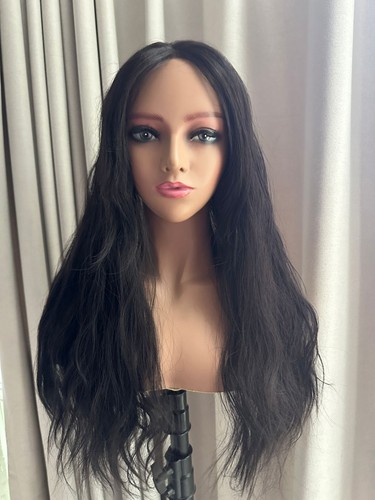 Clip donna 6,3"x6,3" pizzo frontale onda acqua ondulata sintetico in 22" - Foto 3 di 16