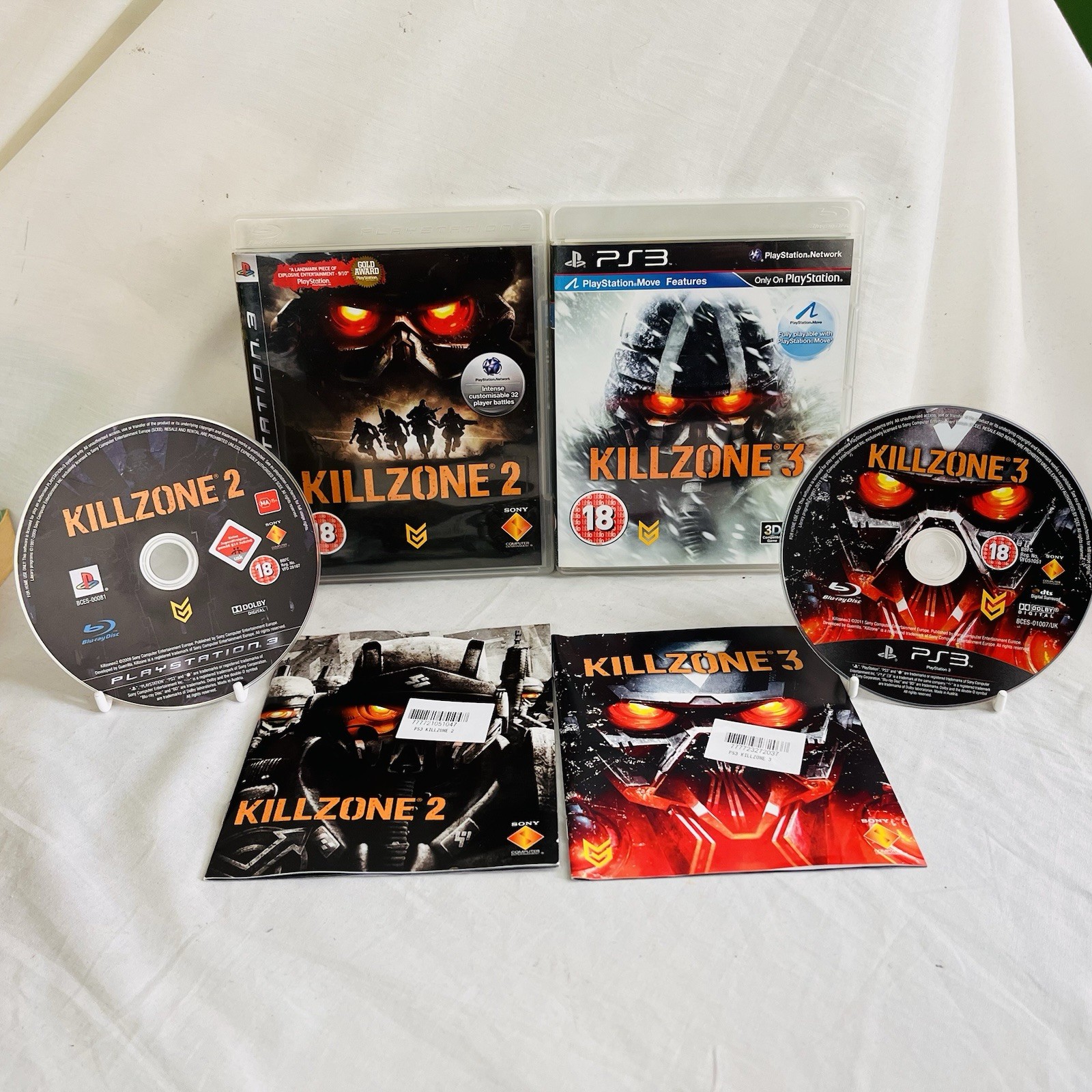 Killzone 2 & 3 Sony PlayStation 3 Games PS3 Shooters Action
