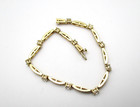 14K Diamonique Yellow Gold CZ Tennis Bracelet [B44] — photo 3