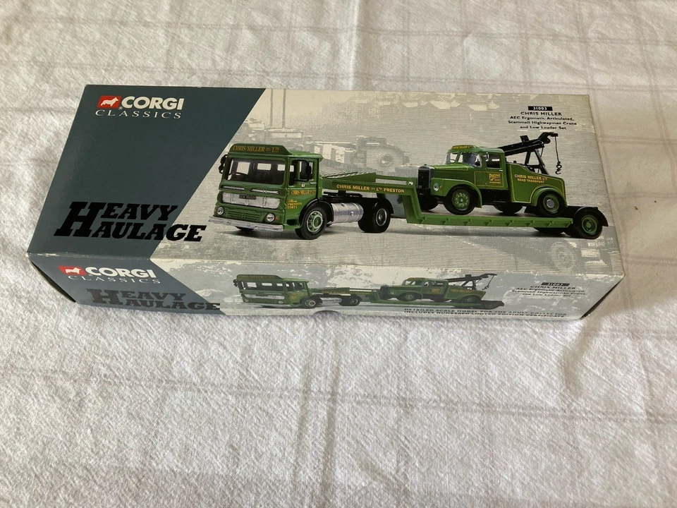 Corgi Classics Heavy Haulage 31003 AEC ERGOMATIC, SCAMMELL CRANE, CHRIS MILLER - Image 2 of 4