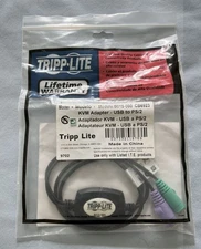 KVM Tripp-Lite USB to PS2 Converter Cable B015-000 - New/Never Used