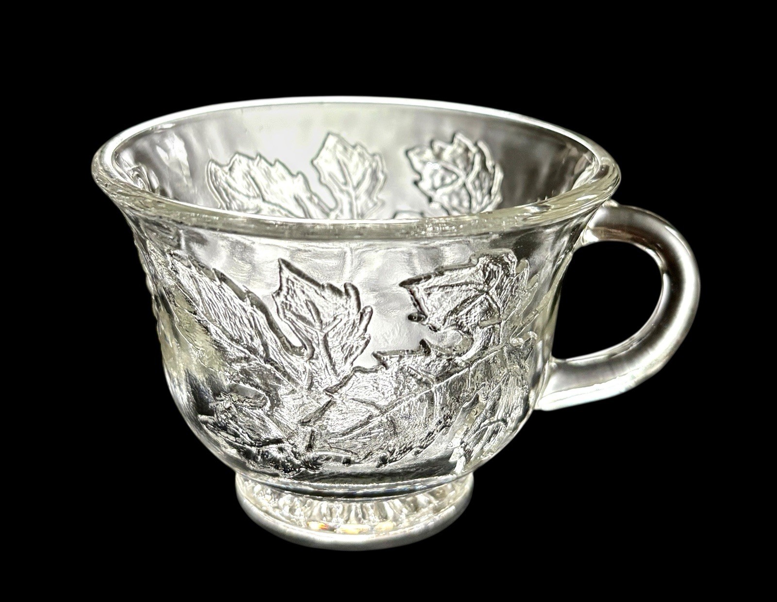 Vintage Indiana Glass Princess 25 Piece Crystal Punch Bowl Party Set Excellent