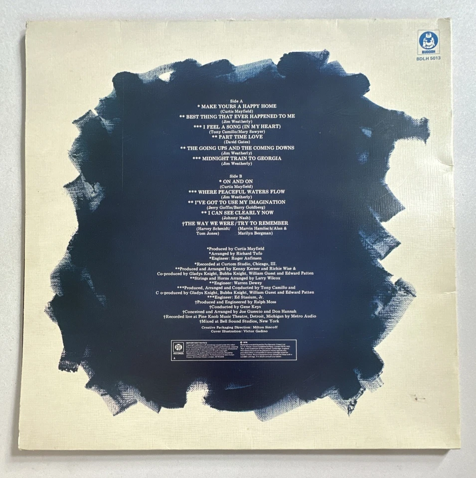 Gladys Knight & The Pips The Best Of LP Vinyl Album 1976 BDLH5013 Buddah EX~ VG+ - Image 3 of 4