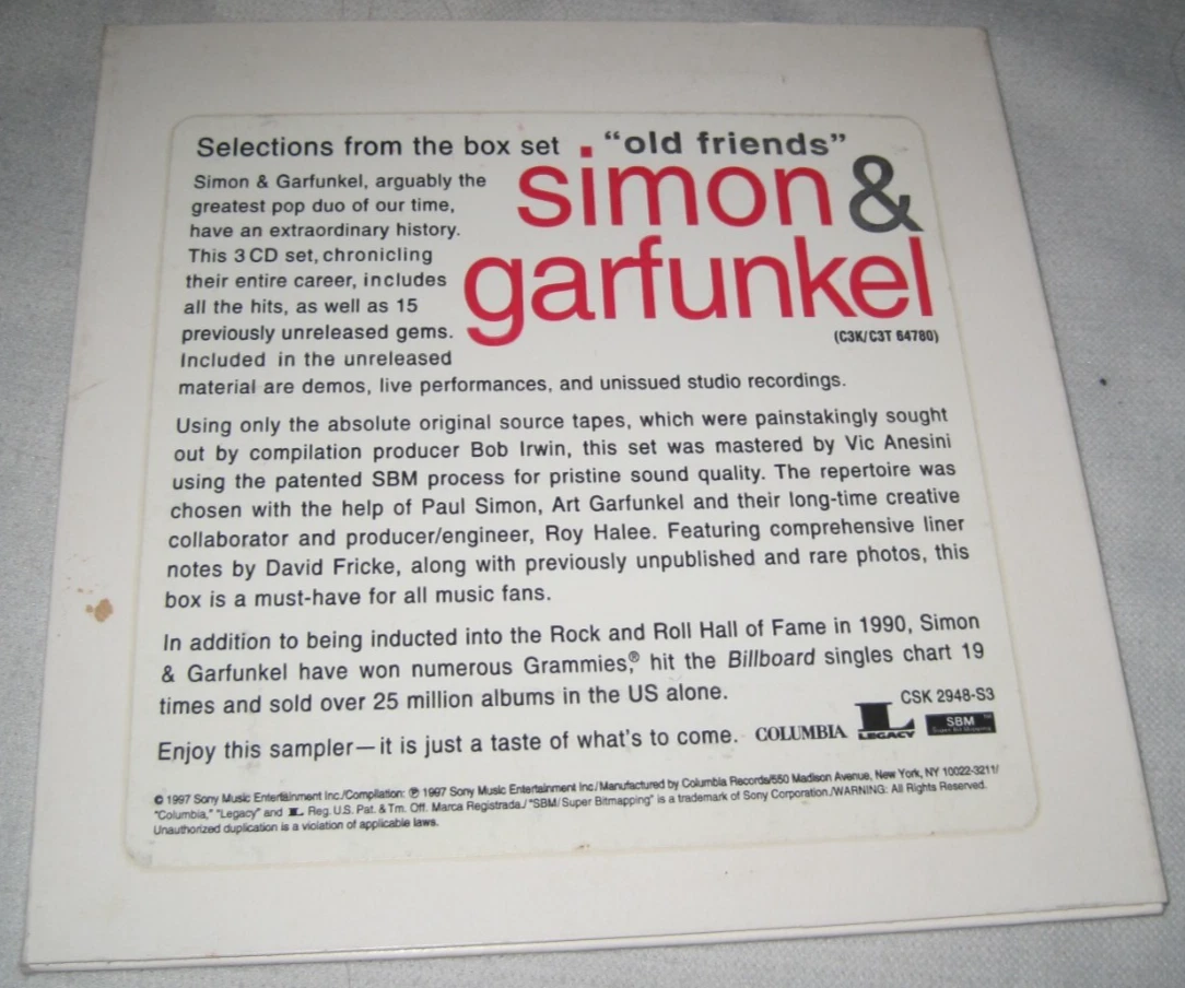 Simon & Garfunkel Box Set Music CDs for sale | eBay