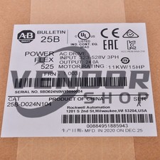 New Sealed Allen-Bradley 25B-D024N104 PowerFlex 525 15Hp AC Drive 25BD024N104
