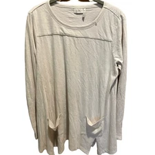 240. WOMENS LOGO BY LORI GOLDSTEIN M DETAIL TOP