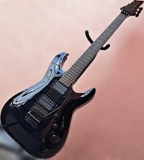 Guitarra Eléctrica Schecter Blackjack AD-C-1 FR Negro Palo de Rosa Corea W14070128