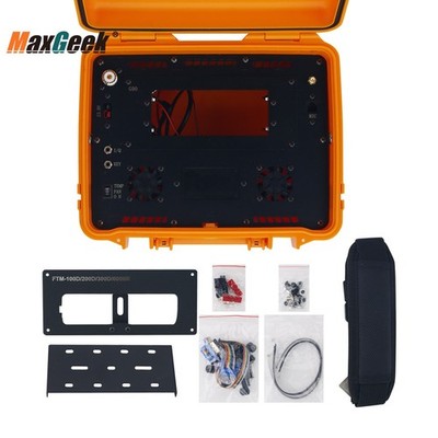 HamGeek Waterproof Radio Box Orange for Xiegu G90/IC-2730/FTM-200DR Transceiver