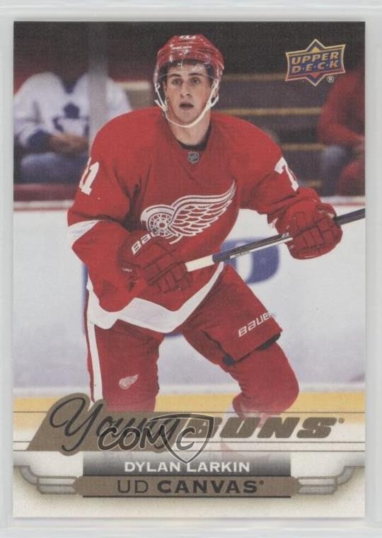 2015-16 Upper Deck UD Canvas Young Guns Dylan Larkin #C112 8hk