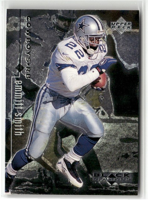 1998 Upper Deck Black Diamond Rookie Edition #23 Emmitt Smith Dallas Cowboys