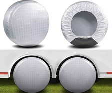 Set Of 4 Waterproof Anti-uv Sun Tire Covers For Trailers Rv Camperfits 27-29 Inc Set Of 4 Waterproof Anti-uv Sun Tire Covers For Trailers Rv Camperfits 27-29 Inc