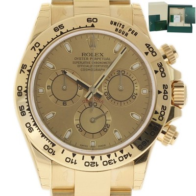 Rolex Daytona 116508 Yellow Gold Champagne ROLEX WARRANTY CARD 2020 *NEW* #RL362