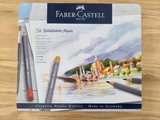Faber-Castell Goldfaber Aqua Artist Watercolour Colouring Pencils 24 Tin