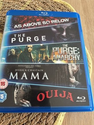 5 Filme Horror Box Blu Ray / As Above So Belong / The Purge / The Purge Anarchy