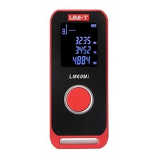 UNI-T LM60MI Mini Laser-Entfernungsmesser, Metallgeh&auml;use, 60m Messbereich, LCD,