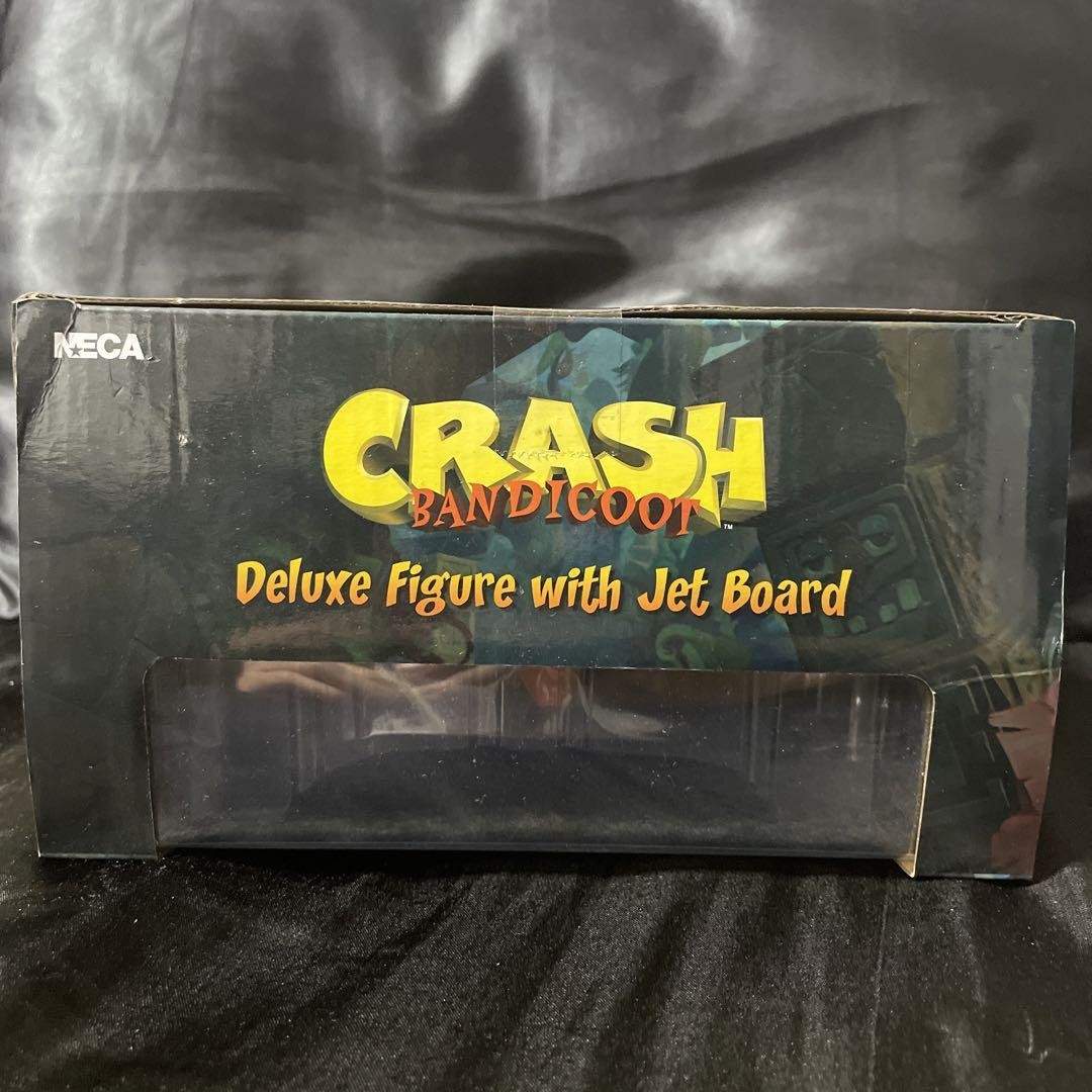 Crash Bandicoot Figure Jetboard by NECA Height 27.4cm With box