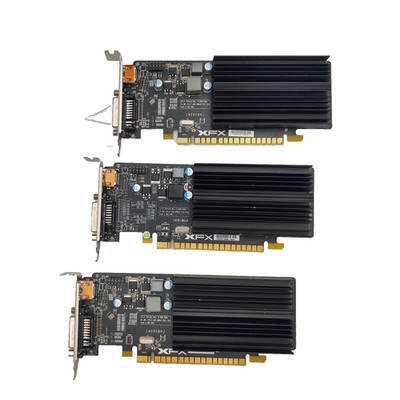 3x  XFX Core Radeon R5 220 1GB 650m D3 Lp HDMI DVI VGA r5-220a-zq Graphics Card