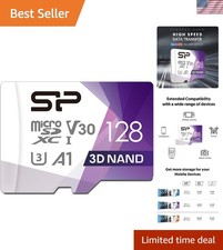 Durable 128GB Micro SD Card U3 SDXC - Waterproof  Drop-Proof Memory Solution