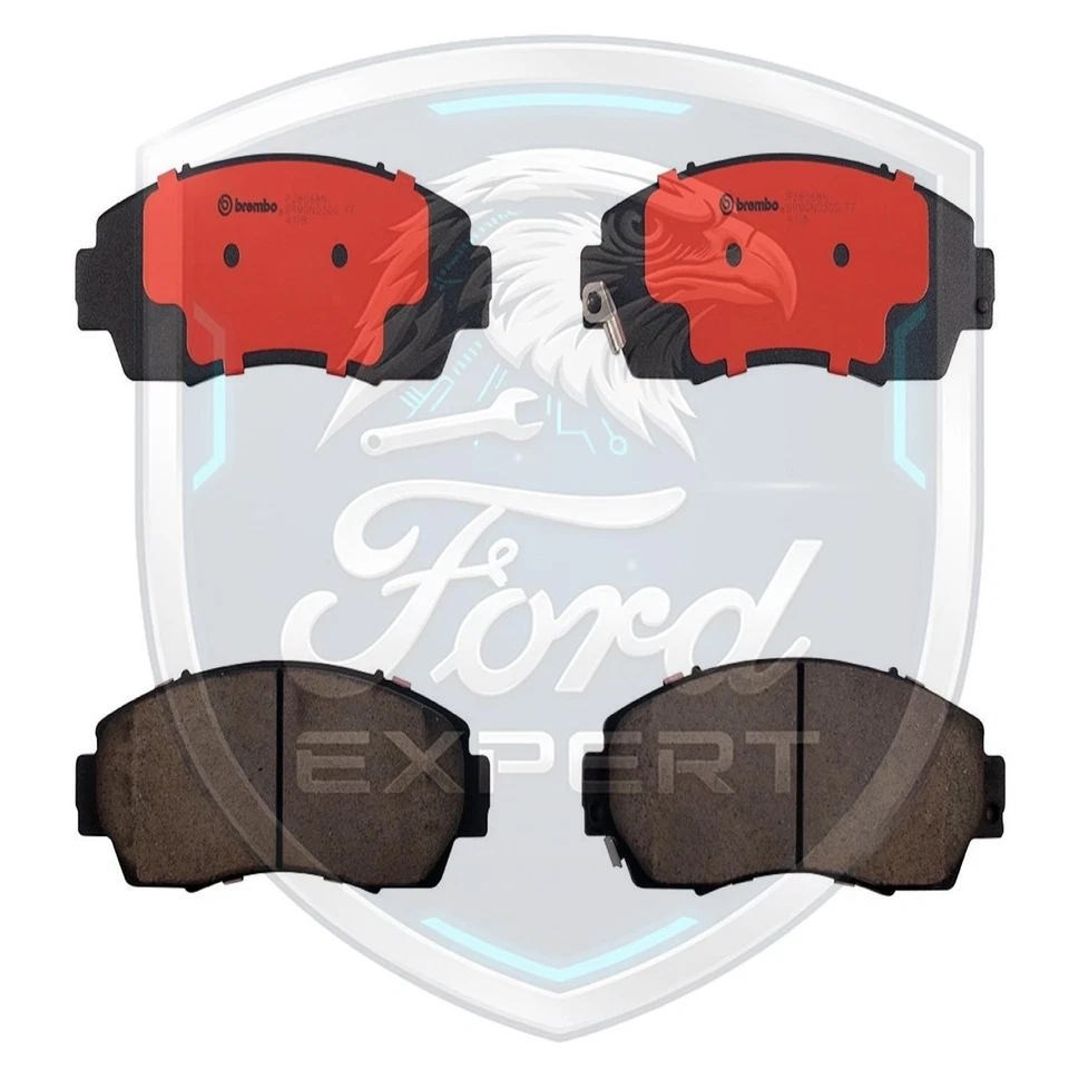 Kit de pastillas de freno delanteras y traseras Brembo OEM de cerámica para Honda Odyssey 2011-2017 Foto 3 de 4