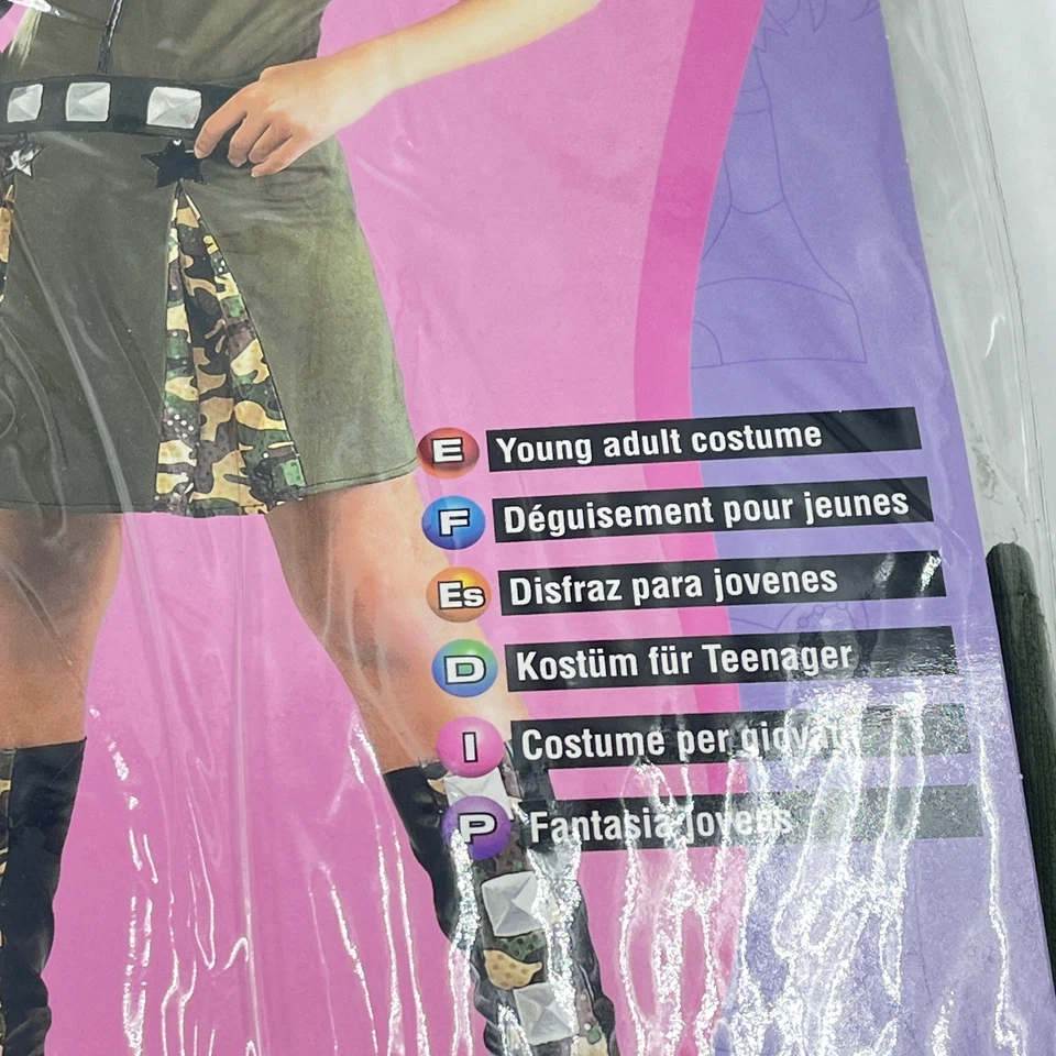 Rubie's Mjr. Disfraz Flirt 4 Piezas Halloween Mujer Mediano 2-4 - NUEVO Foto 3 de 4