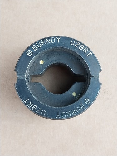 Burndy U29RT U-Type Die for 12-Ton Crimpers, Index 16 Yellow