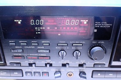 Sony TC-WR870 High end Stereo Quick Reverse Cassette Deck Black