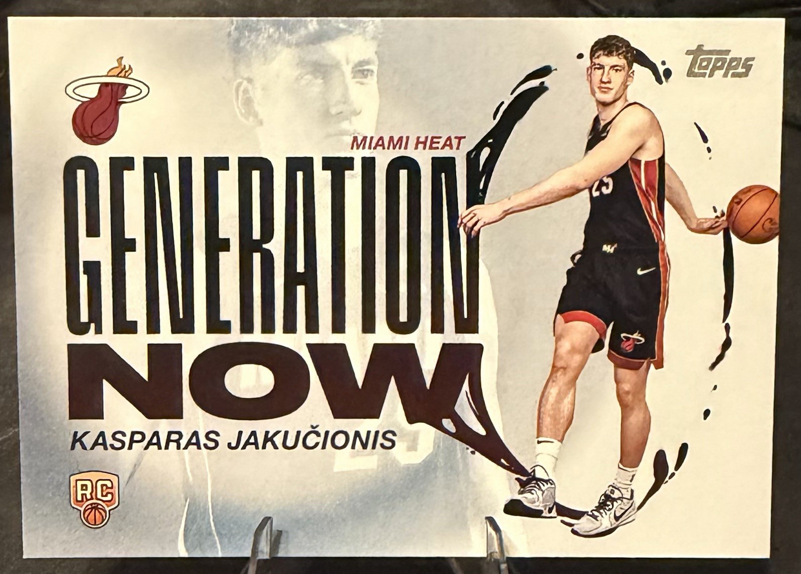 2025-26 topps basketball #GN-20 Kasparas Jakucionis RC -Generation Now