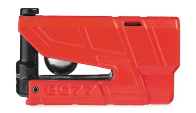 Abus 70440 Granit Detecto X-Plus 8077 Alarm Disc Lock - Red
