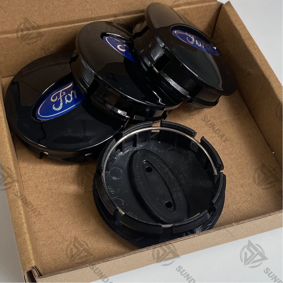 For Explorer Wheel Hub Center Cap Black Blue Cover 2006-2019 2.6inch Wheels - Image 3 of 4