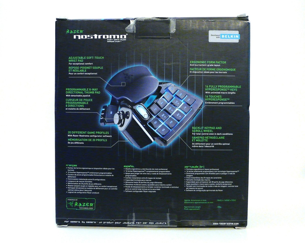 RAZER Nostromo PC Gaming Keypad | eBay