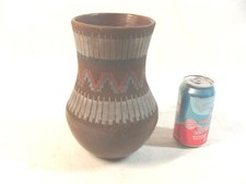 Original Lorraine Williams Navajo Signed Polychrome Pottery Pot