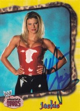 Miss Jackie Gayda Haas Signed 2002 Fleer WWE Absolute Divas Rookie Card #30 RC