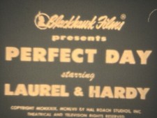 Perfect Day 1929 , 8mm Film, Laurel Hardy, Sunday Picnic, Flat Tire, Fails