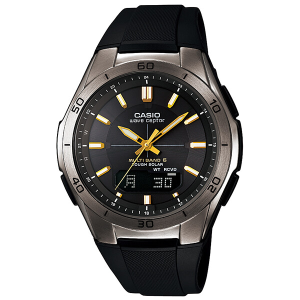 CASIO WAVE CEPTOR WVA-M640B-1A2JF Black Tough Solar Men's Watch