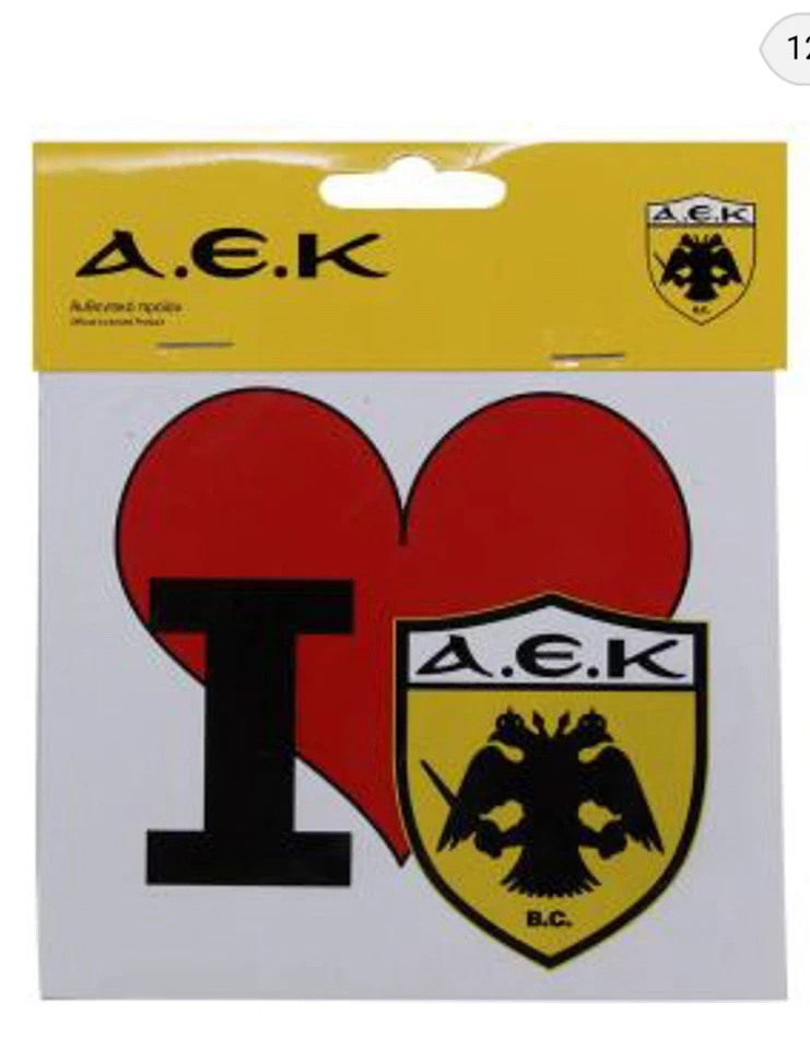 AEK ATHEN BC Autosticker Wandsticker Fanshop,Europa League Greece Griechenland