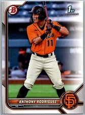 2022 Bowman 1st Bowman Anthony Rodriguez #BP-26 San Francisco Giants